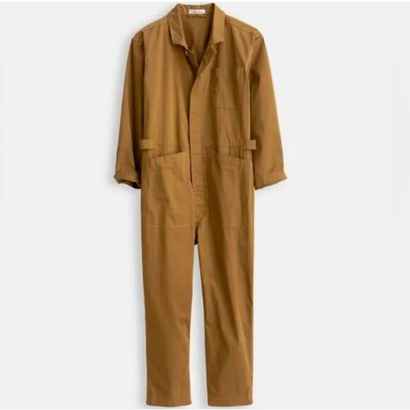 Alex Mill Standard Jumpsuit in Cotton Twill Hickory Womens Size XL - Picture 1 of 16